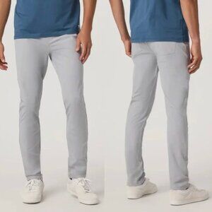 New VUORI Meta Pant Athletic Slim Sea Fog Size 34 Men's